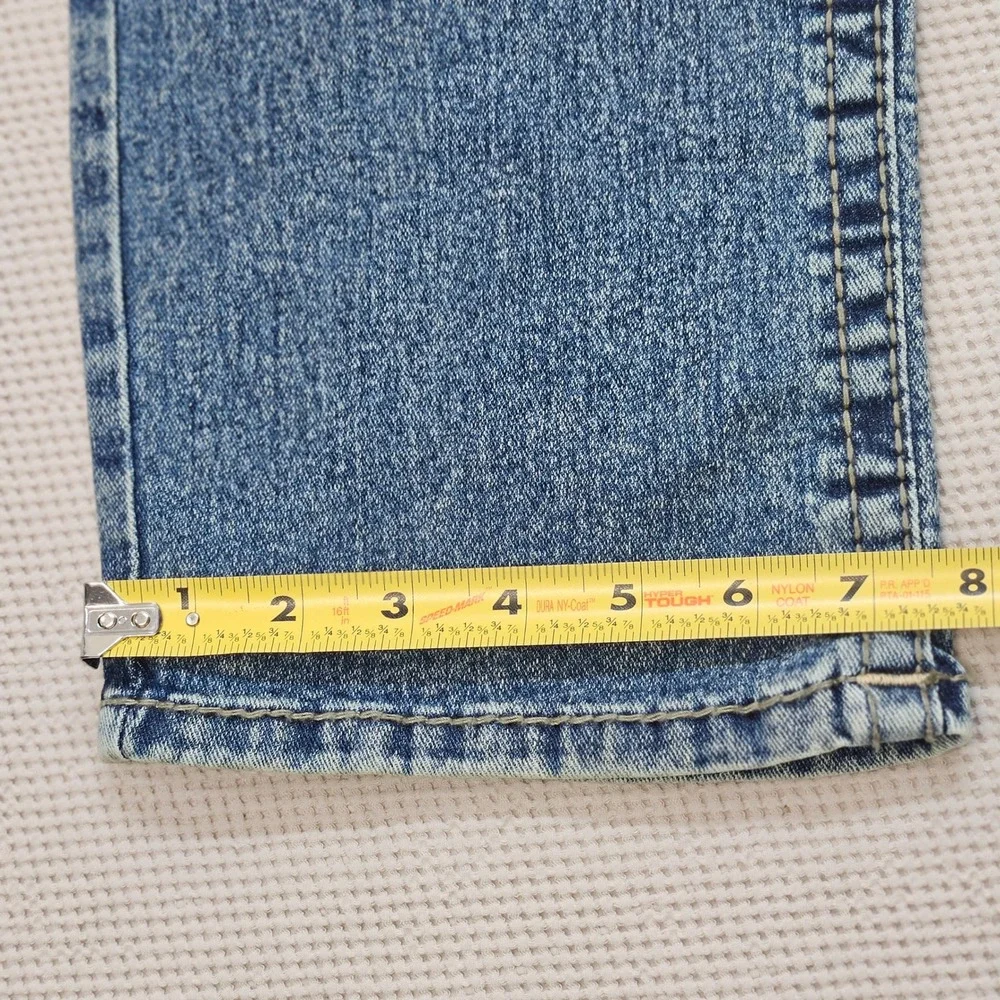 True Religion Geno Big T‎ Flap Slim Jeans 38 Medium Melting Wash 700219 Mens NEW